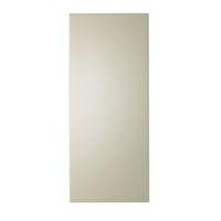 IT Kitchens Santini Gloss Cream Slab Cream Contemporary Deep Wall End Replacement Panel