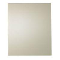 IT Kitchens Santini Gloss Cream Slab Cream Contemporary Base End Replacement Panel