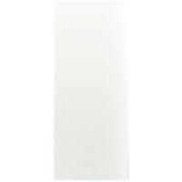 IT Kitchens Santini Gloss White Slab White Contemporary Deep Wall End Replacement Panel