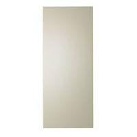 IT Kitchens Santini Gloss Cream Slab Cream Contemporary Wall End Replacement Panel