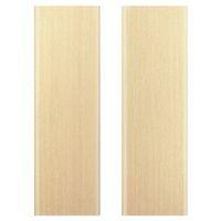 IT Kitchens Sandford Textured Oak Effect Slab Larder Door (W)600mm Set of 2