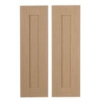 IT Kitchens Westleigh Textured Oak Effect Shaker Larder Door (W)300mm Set of 2