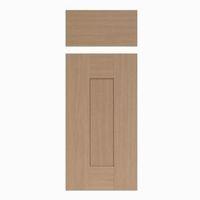 it kitchens westleigh textured oak effect shaker drawer line door draw ...