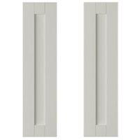 IT Kitchens Brookfield Textured Mussel Style Shaker Larder Door (W)300mm Set of 2