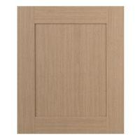 IT Kitchens Westleigh Textured Oak Effect Shaker Standard Door (W)600mm