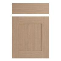 it kitchens westleigh textured oak effect shaker drawer line door draw ...