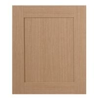 IT Kitchens Westleigh Textured Oak Effect Shaker Integrated Appliance Door (W)600mm