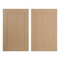 it kitchens westleigh textured oak effect shaker larder door w600mm se ...