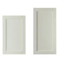 IT Kitchens Brookfield Textured Mussel Style Shaker Tall Larder Door (W)600mm Set of 2