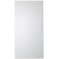IT Kitchens Santini Gloss White Slab Fridge Freezer Door (W)600mm