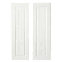 IT Kitchens Chilton White Country Style Larder Door (W)300mm Set of 2