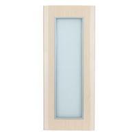 it kitchens sandford maple effect modern glazed door w300mm