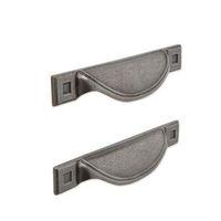 IT Kitchens Pewter Effect Cup Cabinet Handle Pack of 2