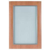 IT Kitchens Sandford Cherry Effect Modern Glazed Door (W)500mm