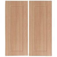 it kitchens chilton beech effect corner wall door w625mm set of 2