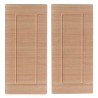 it kitchens chilton beech effect corner base door w925mm set of 2