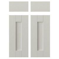 IT Kitchens Brookfield Textured Mussel Style Shaker Corner Base Drawer Line Door (W)925mm Set of 2