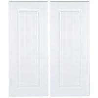 IT Kitchens Chilton White Country Style Corner Wall Door (W)625mm Set of 2