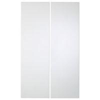 it kitchens santini gloss white slab corner wall door w625mm set of 2