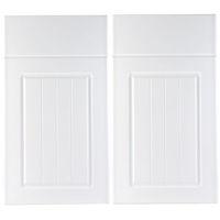 IT Kitchens Chilton White Country Style Corner Base Drawer Line Door (W)925mm Set of 2