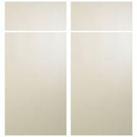 IT Kitchens Santini Gloss Cream Slab Corner Base Drawerline Door (W)925mm Set of 2