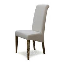Italia Fabric Neutral Dining Chairs