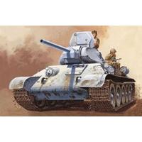 Italeri 1/72 T-34/76 model 1942 with figures # 70