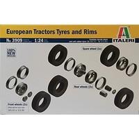 Italeri 3909 1:24 European Tyres and Rims Model Truck Kit Accesories