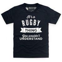 its a rugby thing kids t shirt