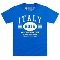 italy tour 2015 rugby kids t shirt