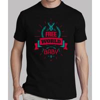 its a free world baby shirt man