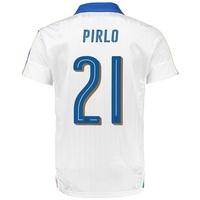 Italy Away Shirt 2016 - Kids White with Pirlo 21 printing