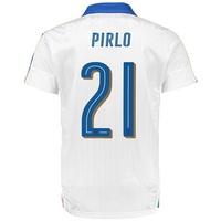 italy away shirt 2016 kids white with pirlo 21 printing