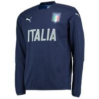 Italy Performance Crew Neck Sweater Navy