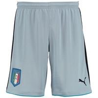 Italy Home Goalkeeper Shorts 2016 Blue