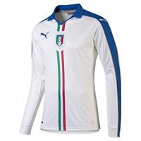 Italy Away Shirt 2015/16 - Long Sleeve White