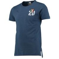 italy azzurri t shirt blue