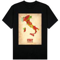 italy watercolor map