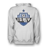 italy country logo hoody black kids