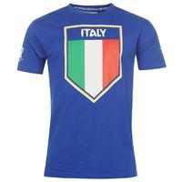 italy 2014 fifa flag tee blue