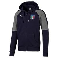 italy tribute 2006 zip through hoody navy grey grey