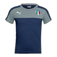 italy 2006 tribute badge tee peacot grey