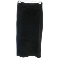 items size 14 black skirt items black calf length skirt