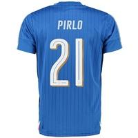 italy home shirt 2016 kids blue with pirlo 21 printing blue