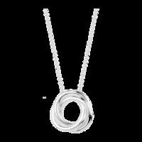 italian sterling silver love knot pendant