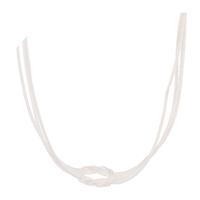 Italian Silver Central Knot Mesh Necklace