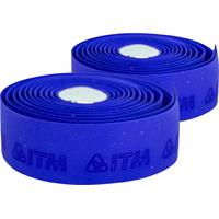 ITM - Cork Embossed Handlebar Tape Blue