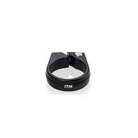 ITM - Seat Clamp +Bolt Aluminium Blk 34.9mm (11mm deep)