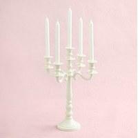 Ivory 5 Arm Medium Wedding Candelabra