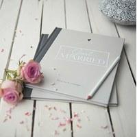 Ivory Just Married Guest Book